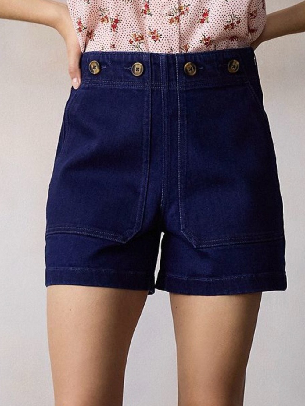 NEW…LC Lauren Conrad Super High-Rise Denim Shorts